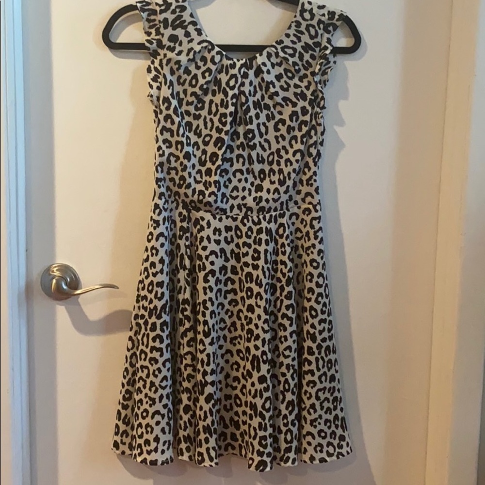 Express animal print dress